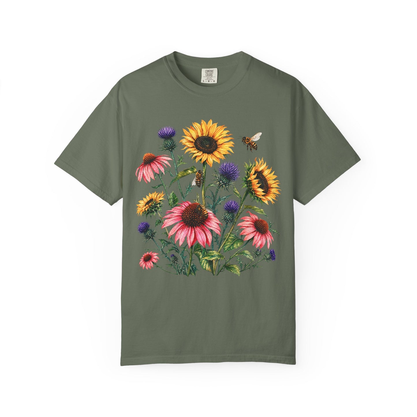 Wildflower Meadow Honeybee T-Shirt