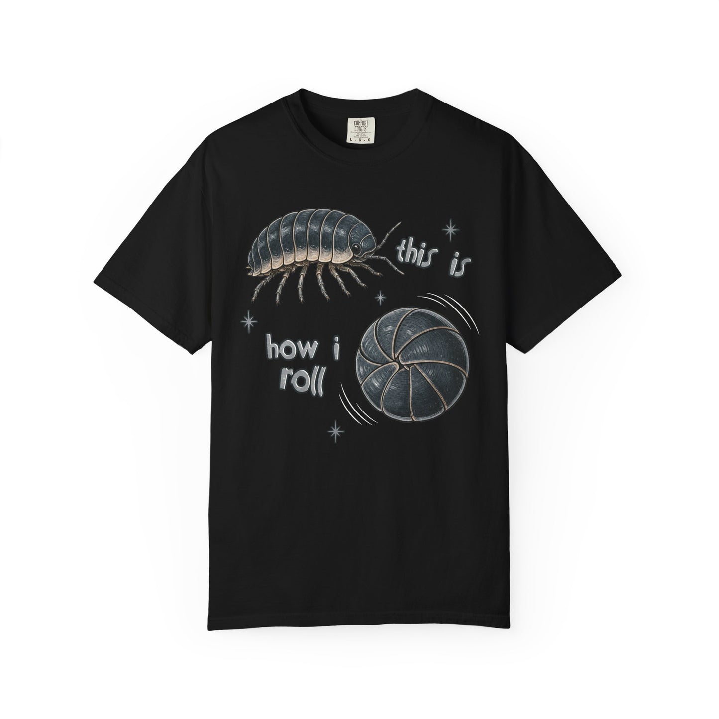 How I Roll Isopod Pun T-Shirt
