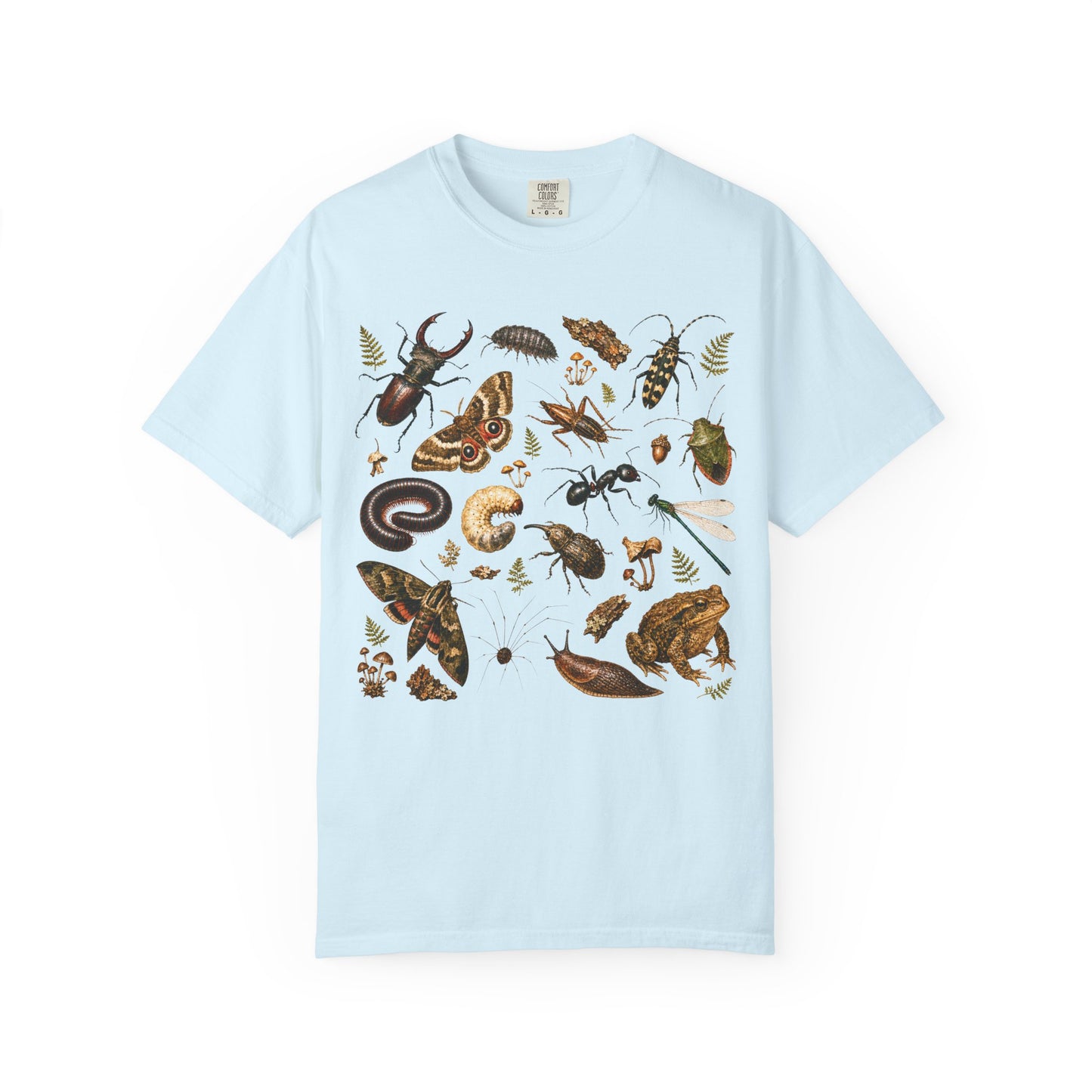 Forest Floor Critters Collage T-Shirt