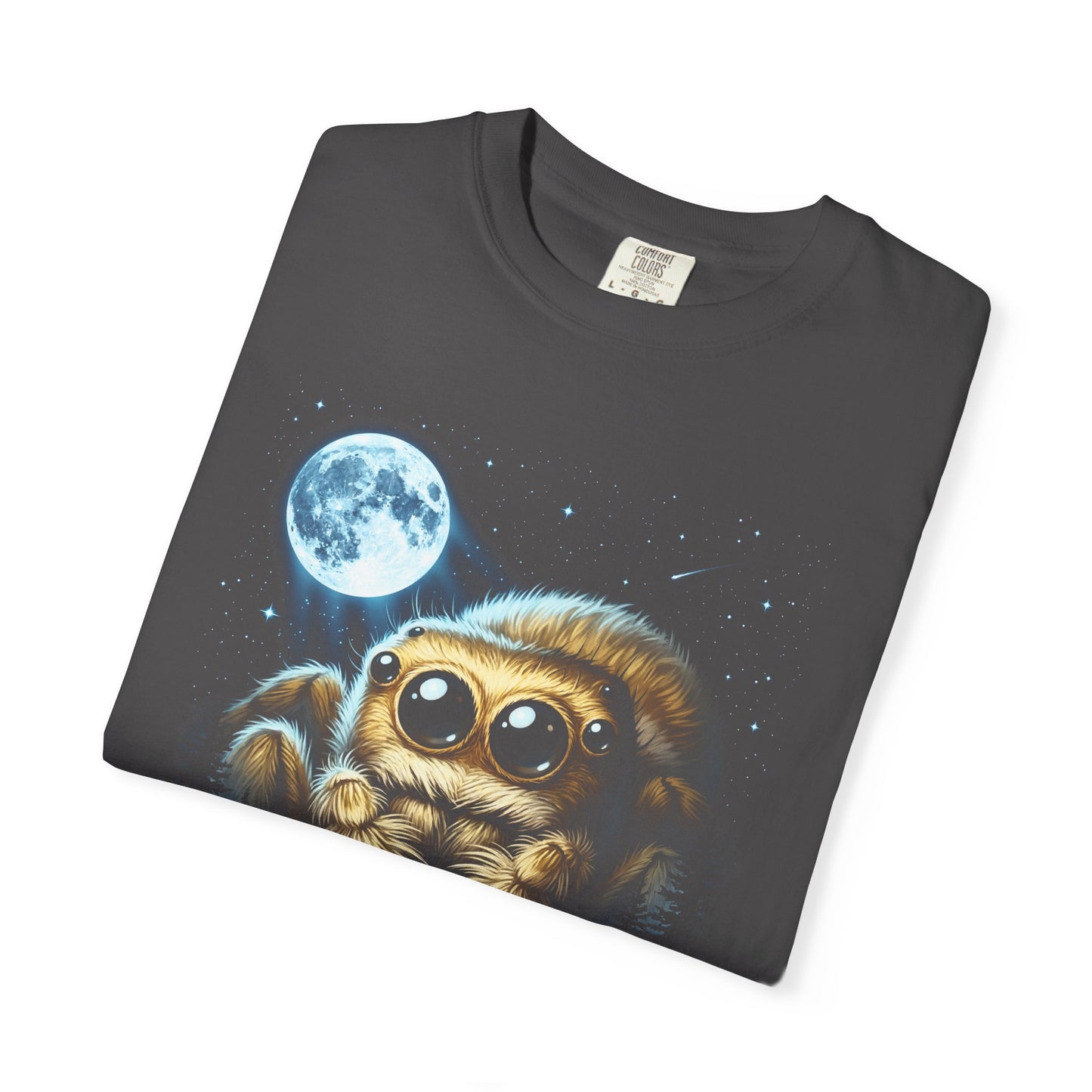 Jumping Spider Moonlit Night T-Shirt
