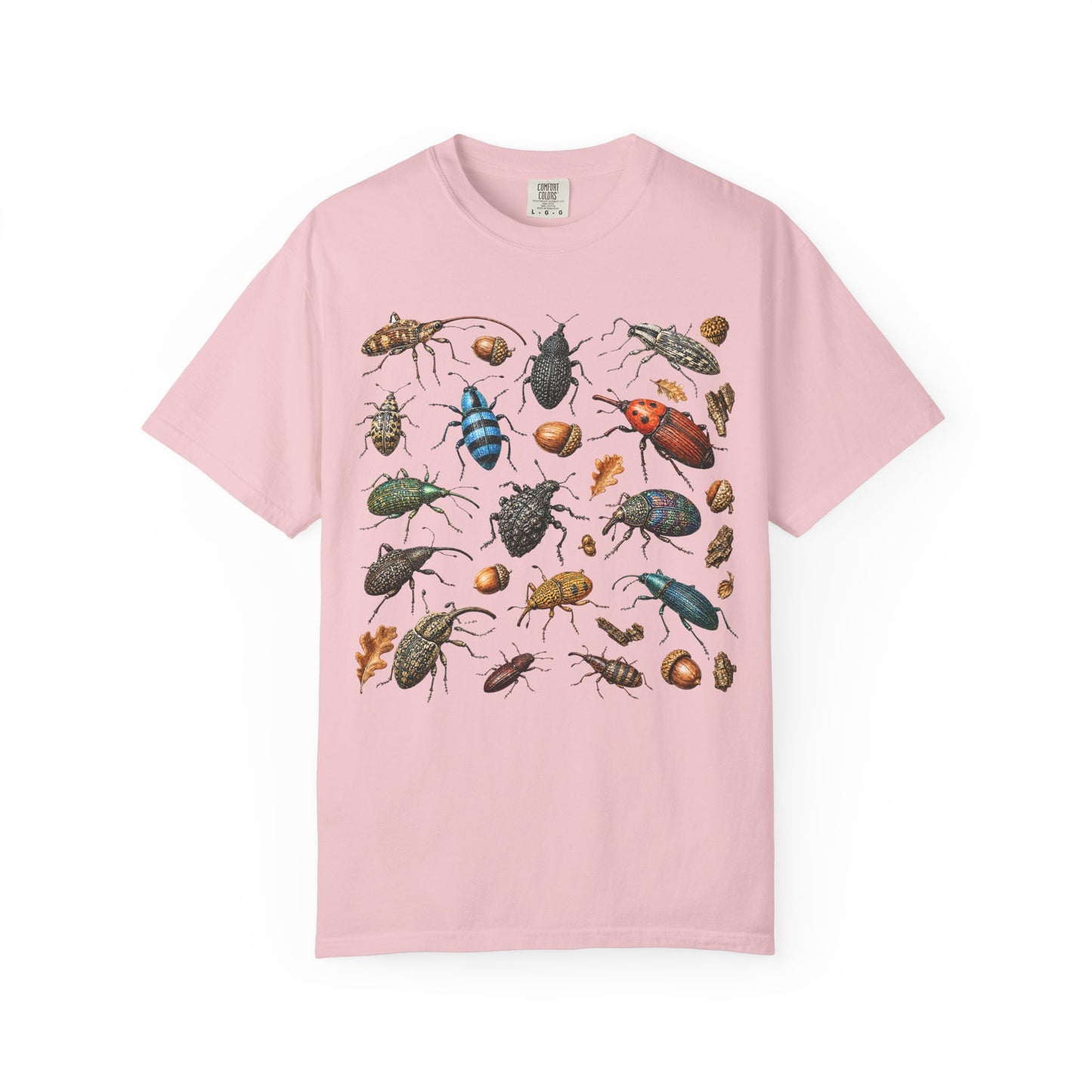 Vintage Naturalist Weevil Collage T-Shirt