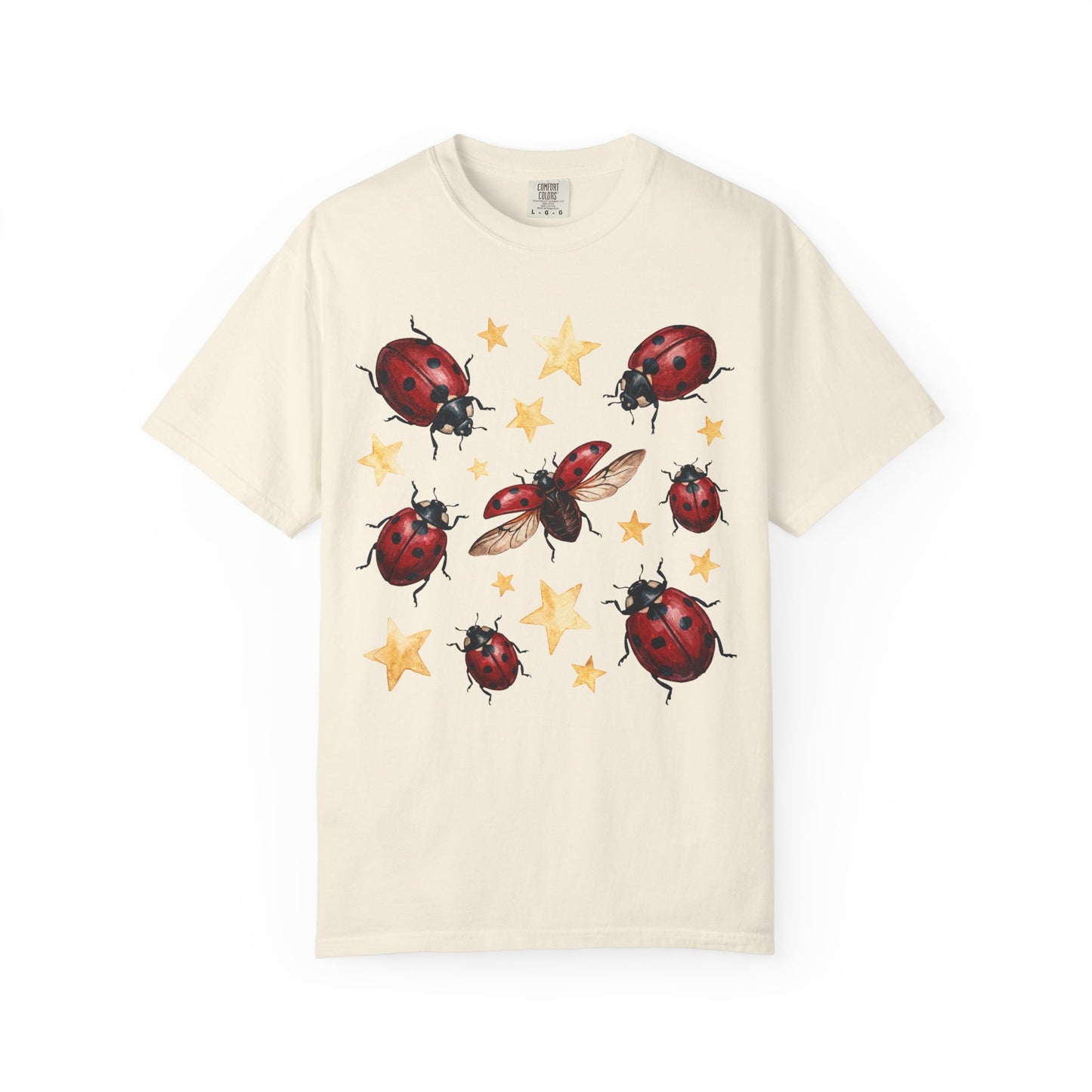 Starry Ladybug Collage T-Shirt