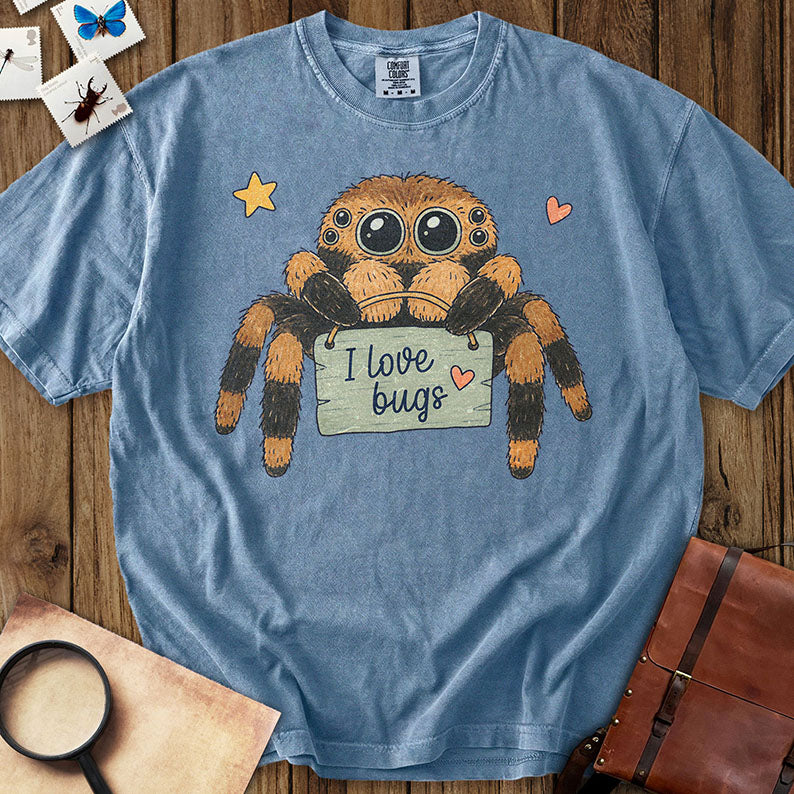 I Love Bugs Spider T-Shirt