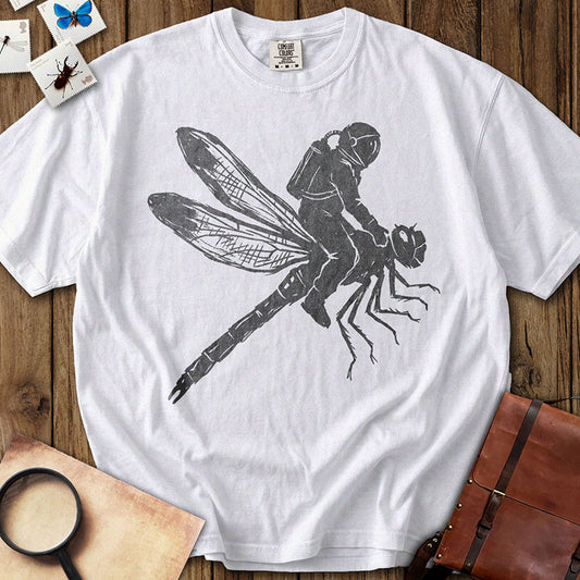 Astronaut Dragonfly Rider T-Shirt