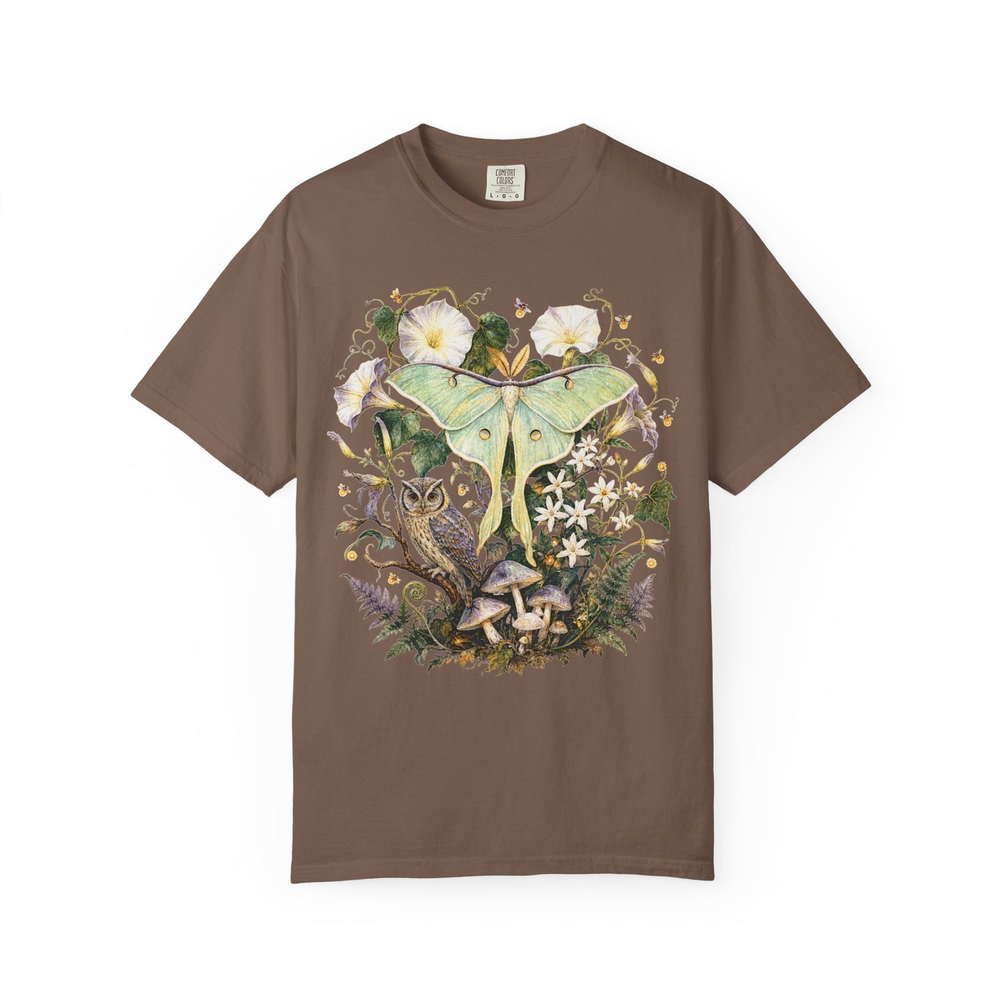 Vintage Luna Moth Woodland T-Shirt