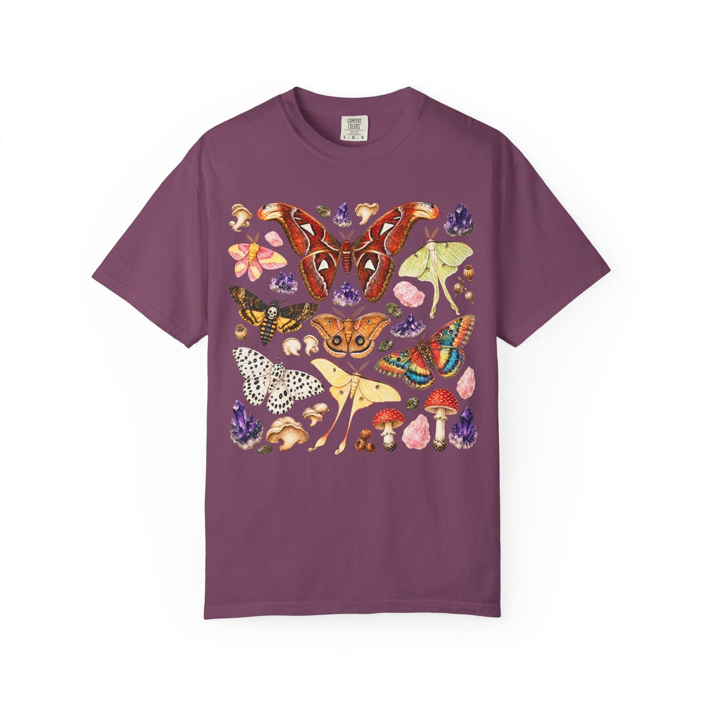 Mystical Crystals and Moths T-Shirt