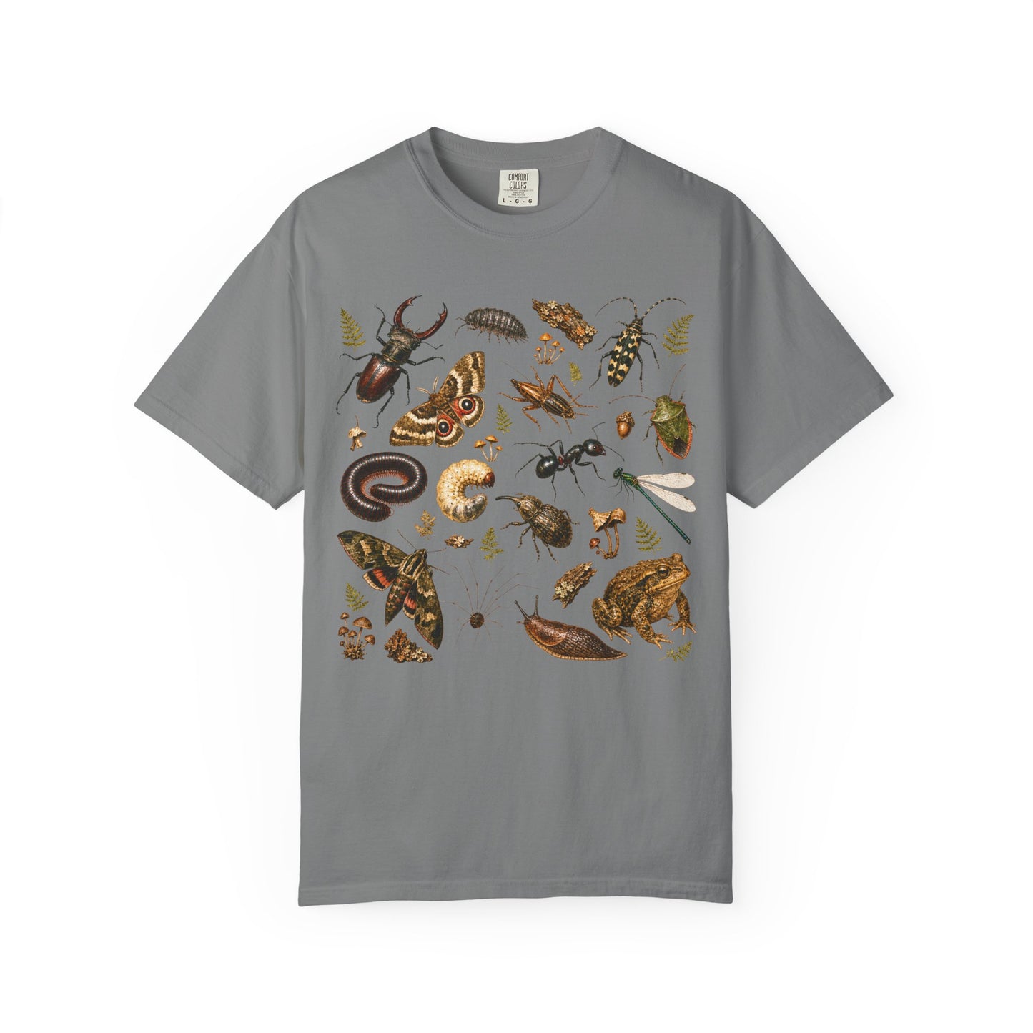 Forest Floor Critters Collage T-Shirt