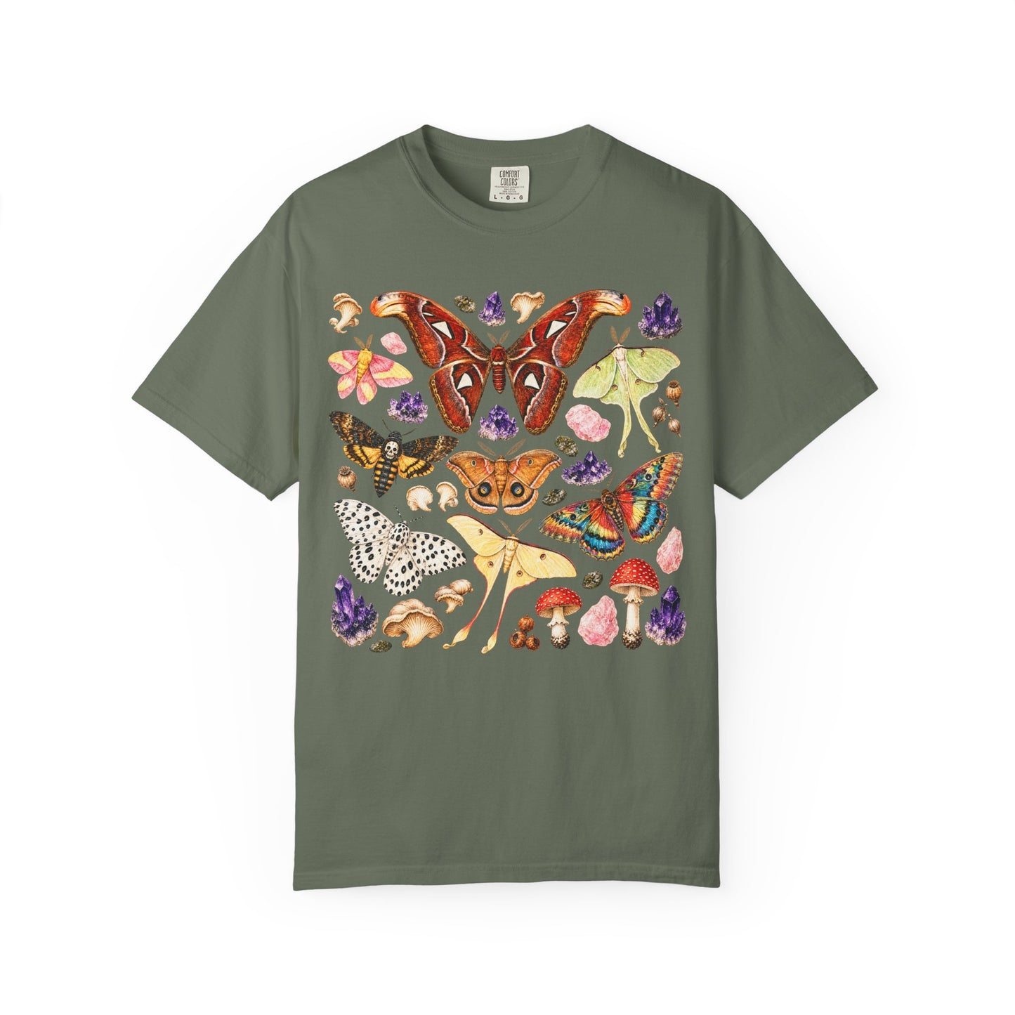 Mystical Crystals and Moths T-Shirt