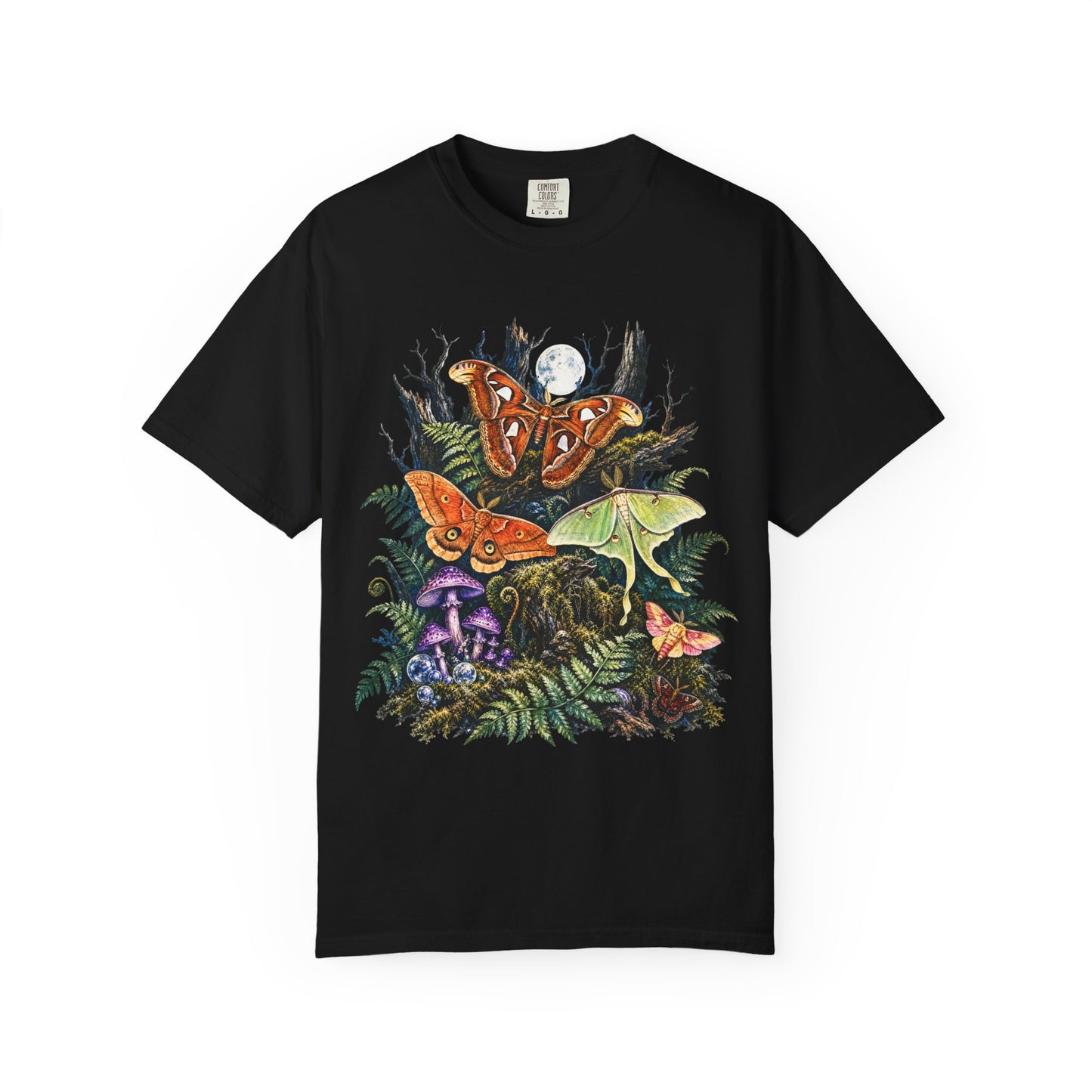 Midnight Magic Moth Collage T-Shirt