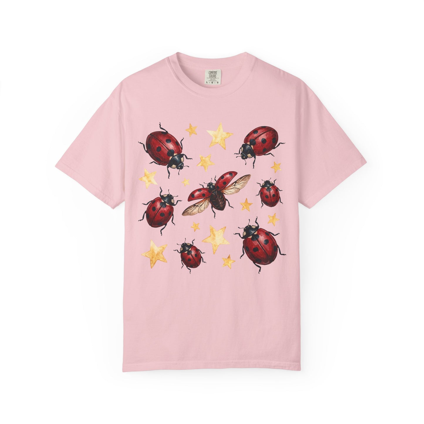 Starry Ladybug Collage T-Shirt