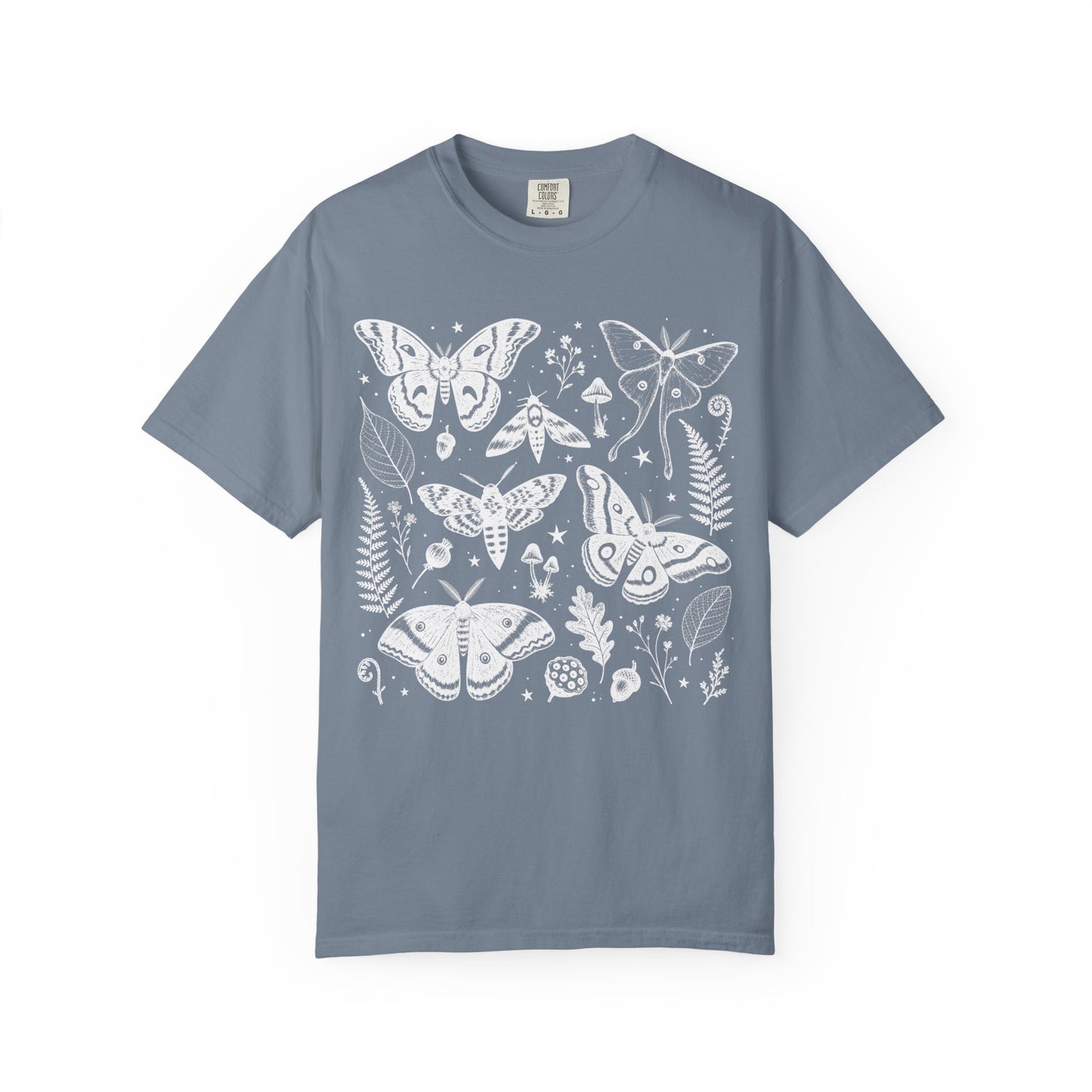 Mystical Woodland Moth Collage T-Shirt