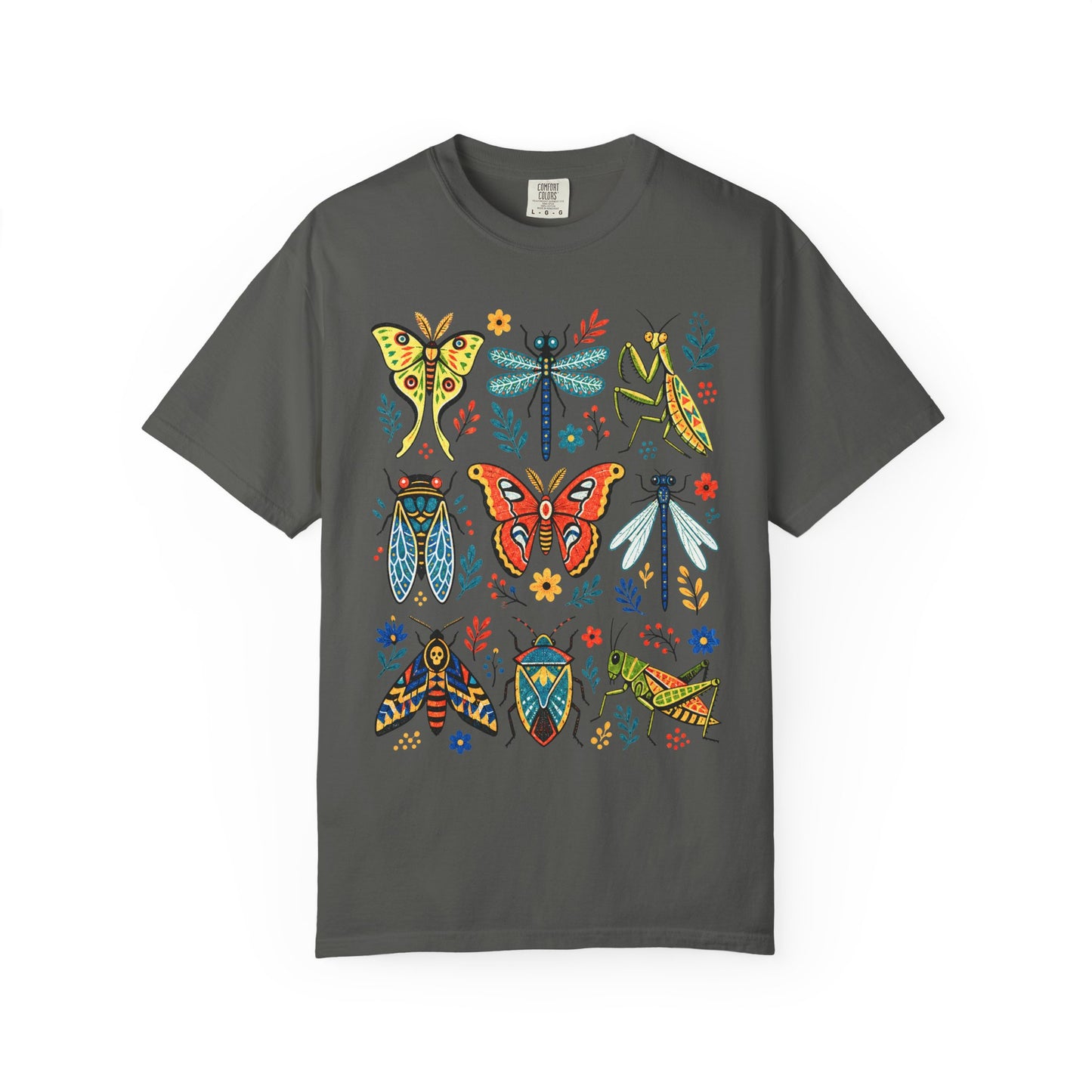 Folk Art Insect Collage T-Shirt