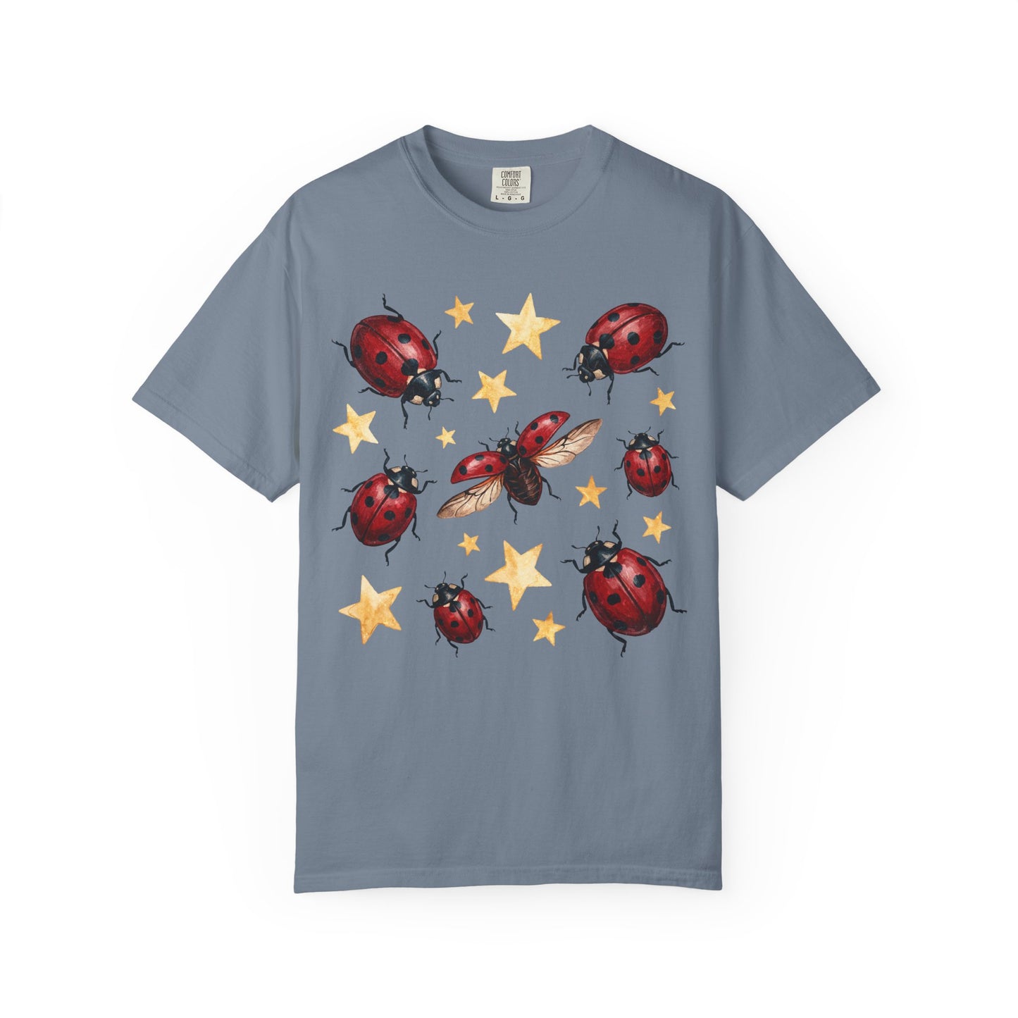 Starry Ladybug Collage T-Shirt