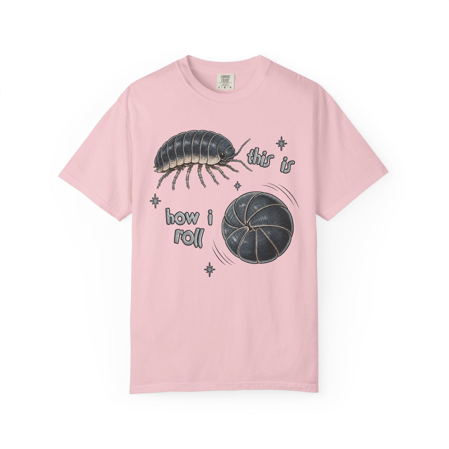 How I Roll Isopod Pun T-Shirt