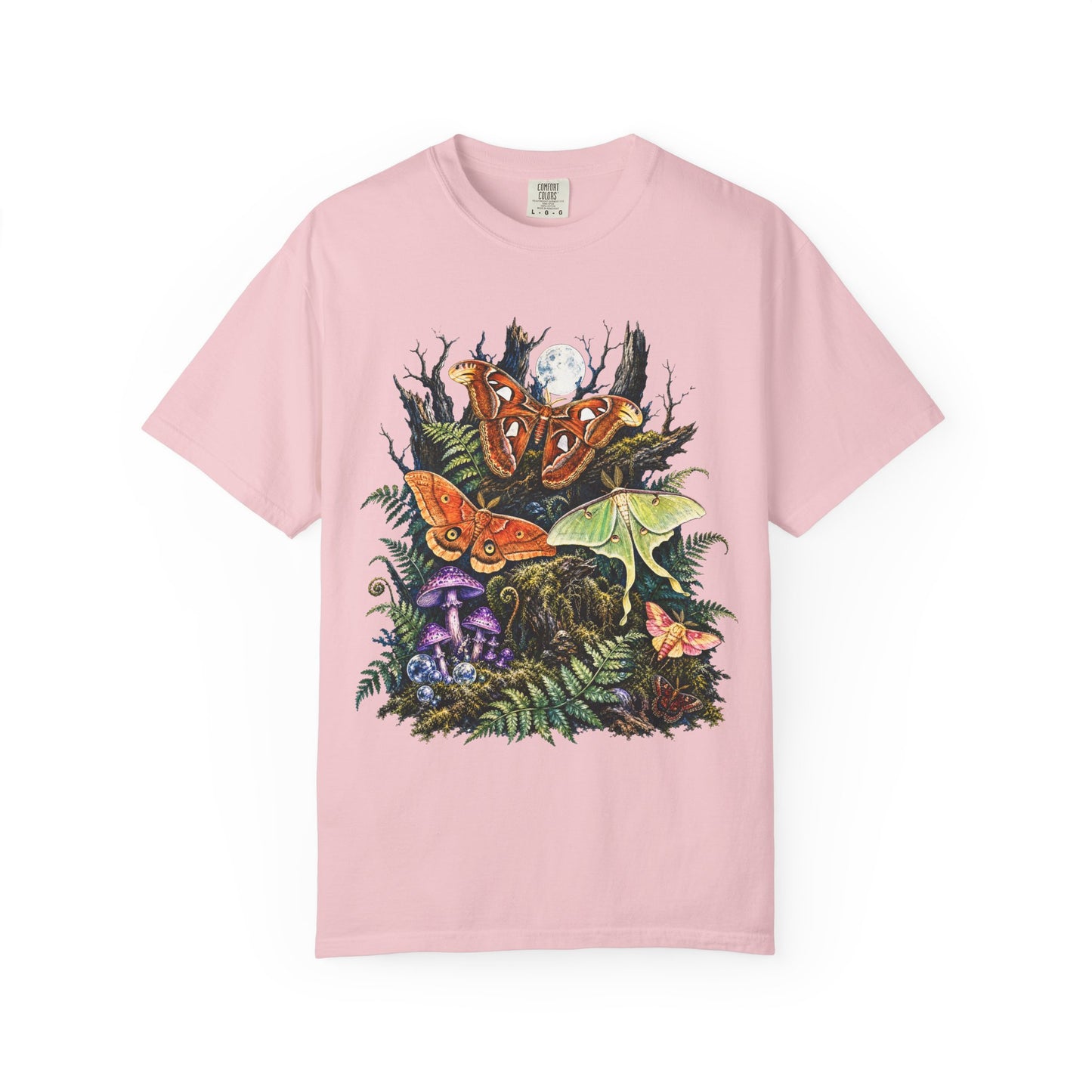 Midnight Magic Moth Collage T-Shirt