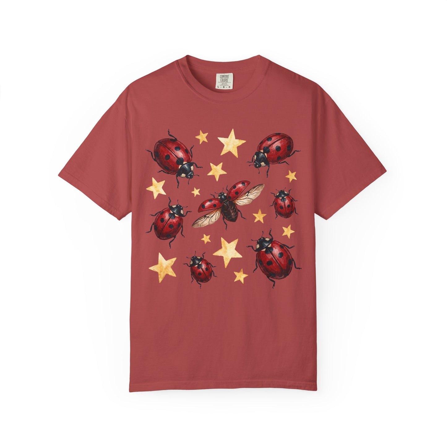 Starry Ladybug Collage T-Shirt