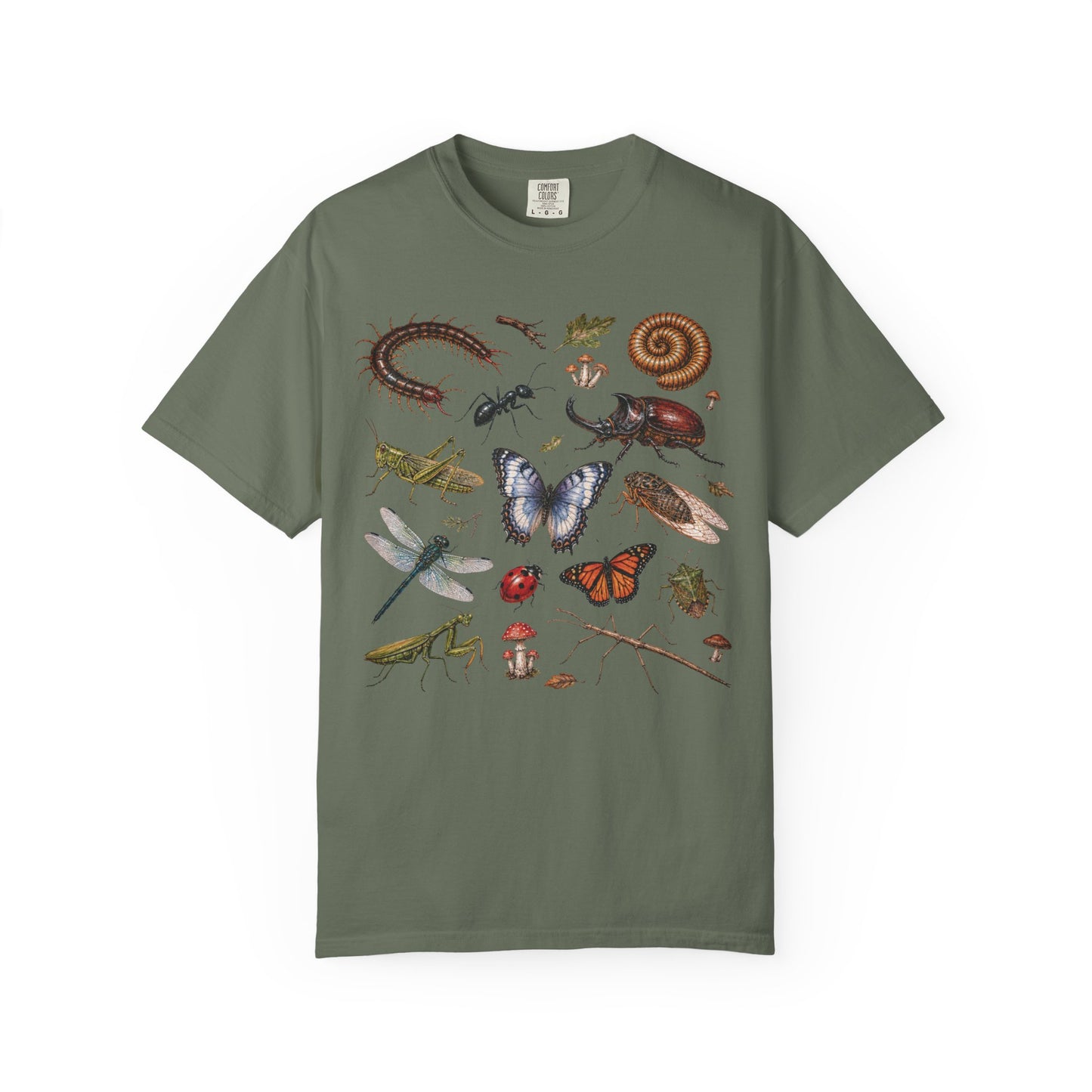 Forest Bug Collage T-Shirt