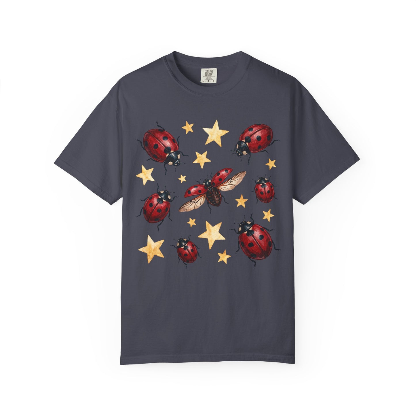 Starry Ladybug Collage T-Shirt
