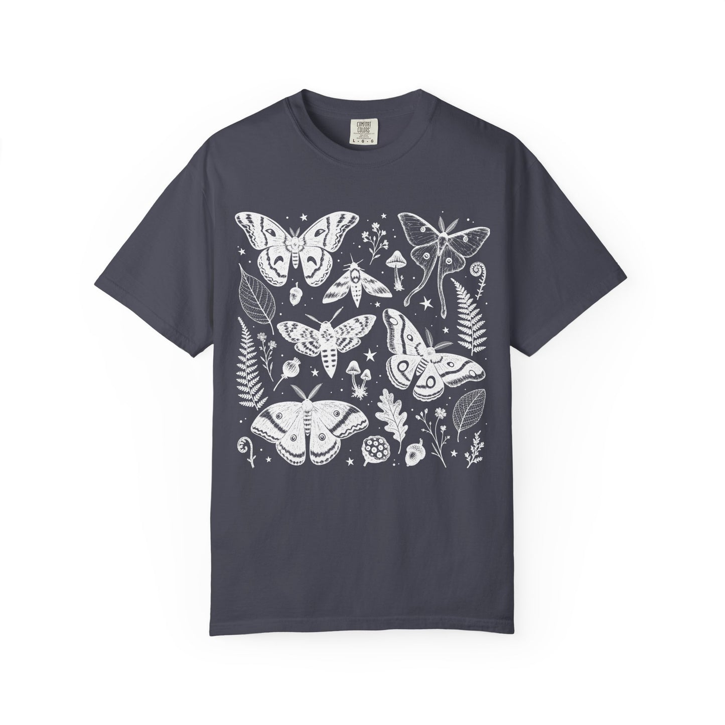 Mystical Woodland Moth Collage T-Shirt