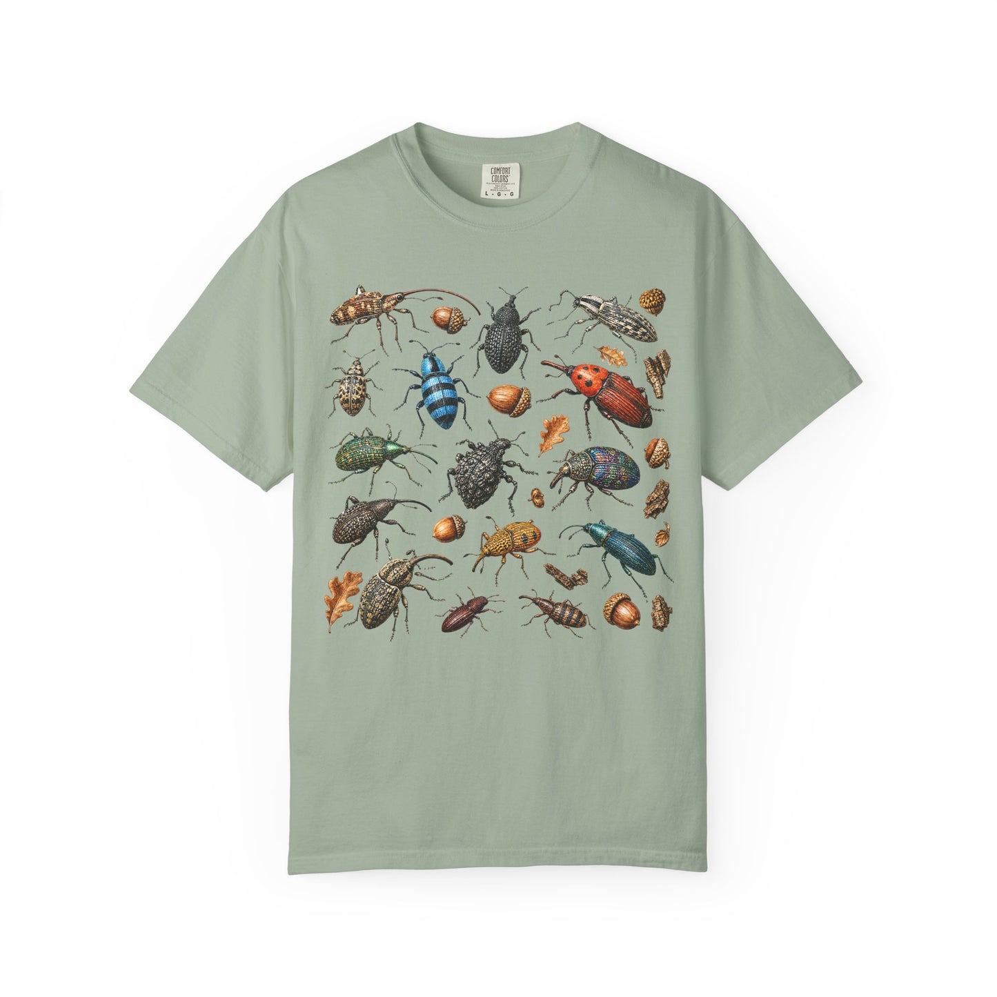 Vintage Naturalist Weevil Collage T-Shirt
