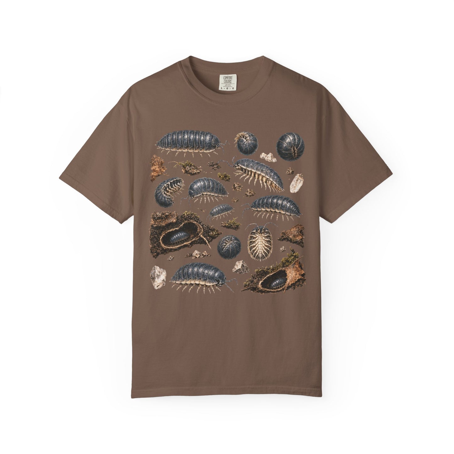 Forest Floor Isopod Collage T-Shirt