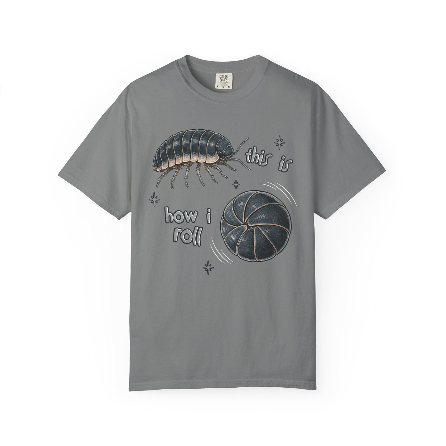 How I Roll Isopod Pun T-Shirt