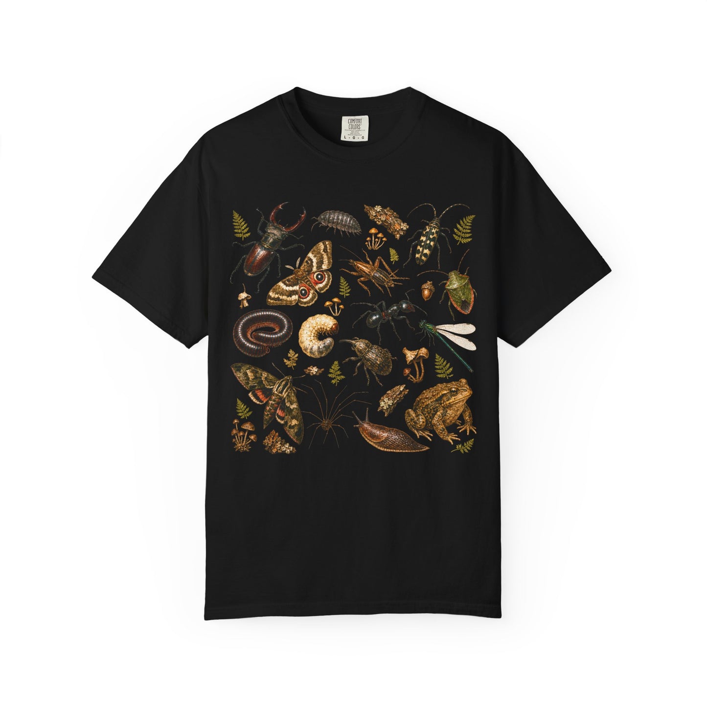 Forest Floor Critters Collage T-Shirt
