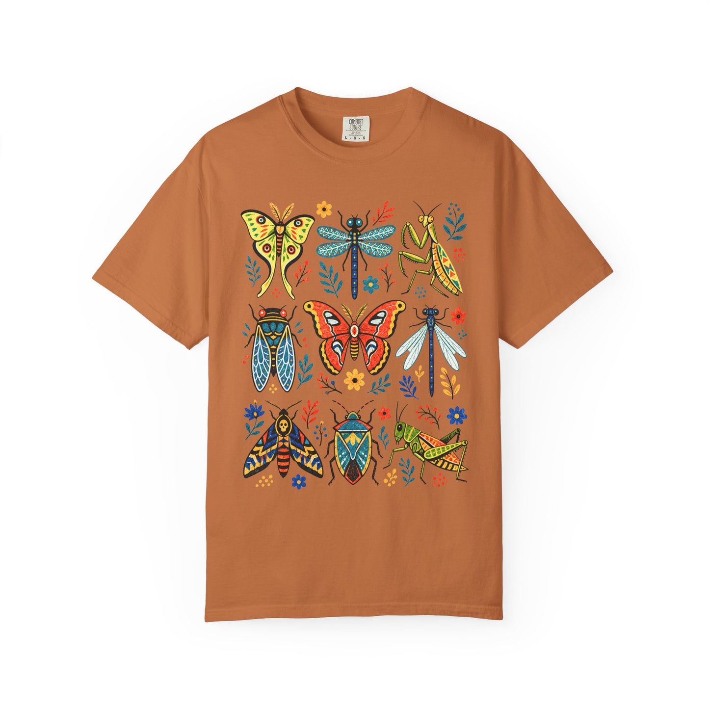 Folk Art Insect Collage T-Shirt