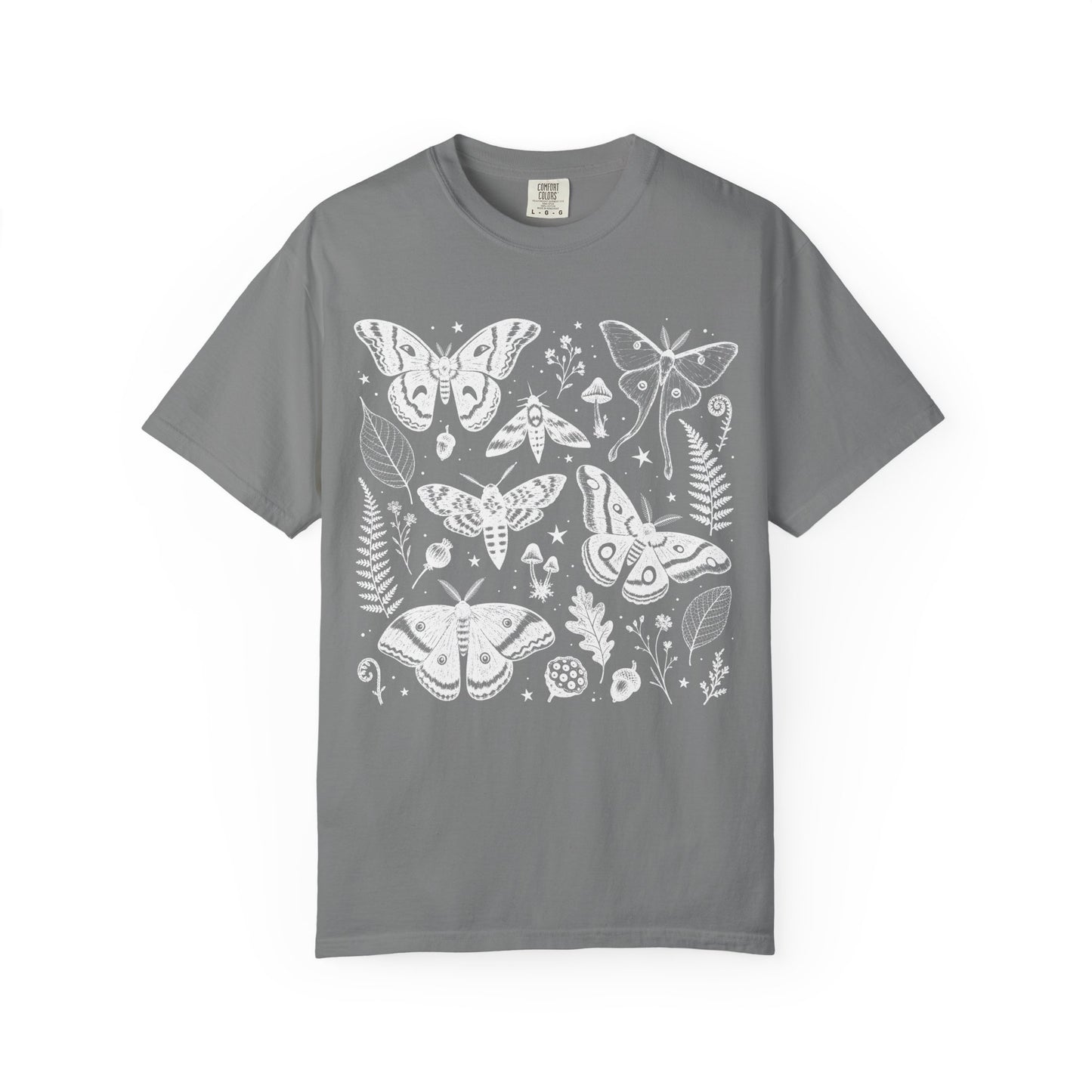 Mystical Woodland Moth Collage T-Shirt
