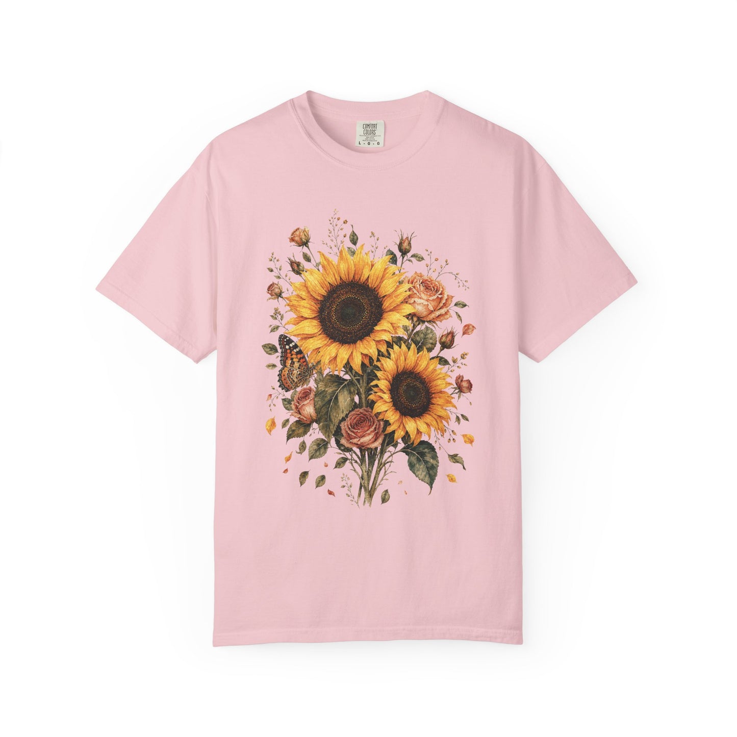 Sunflower And Rose Bouquet T-Shirt