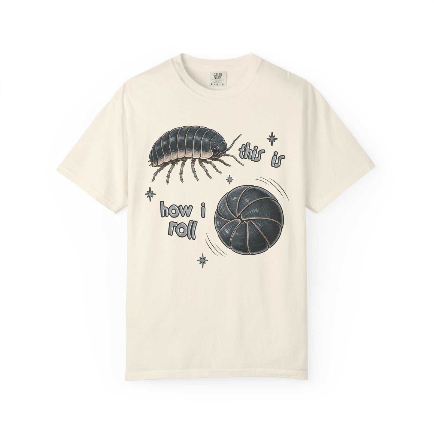 How I Roll Isopod Pun T-Shirt
