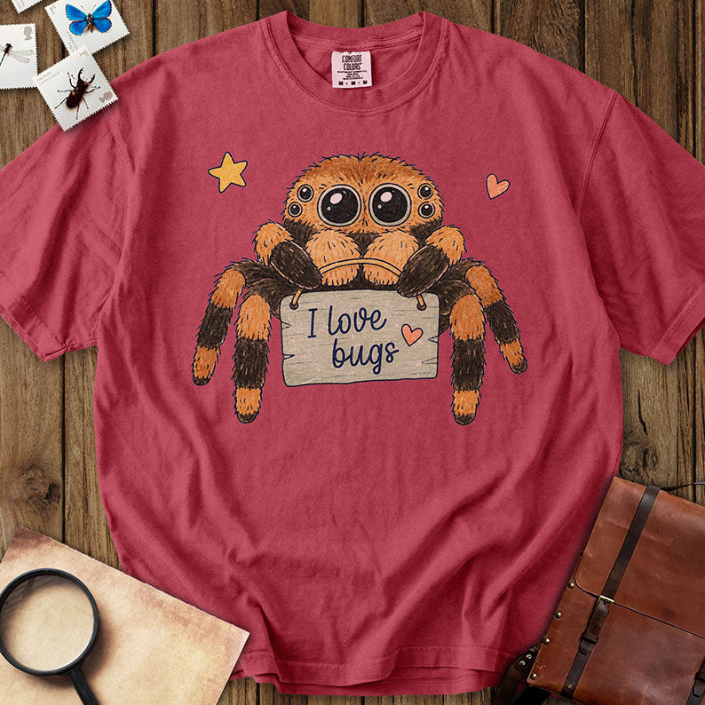 I Love Bugs Spider T-Shirt