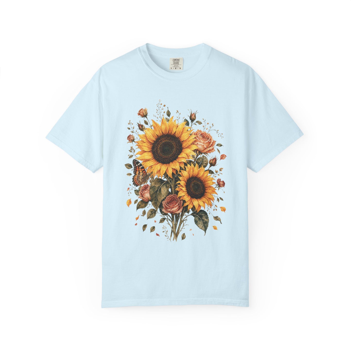 Sunflower And Rose Bouquet T-Shirt