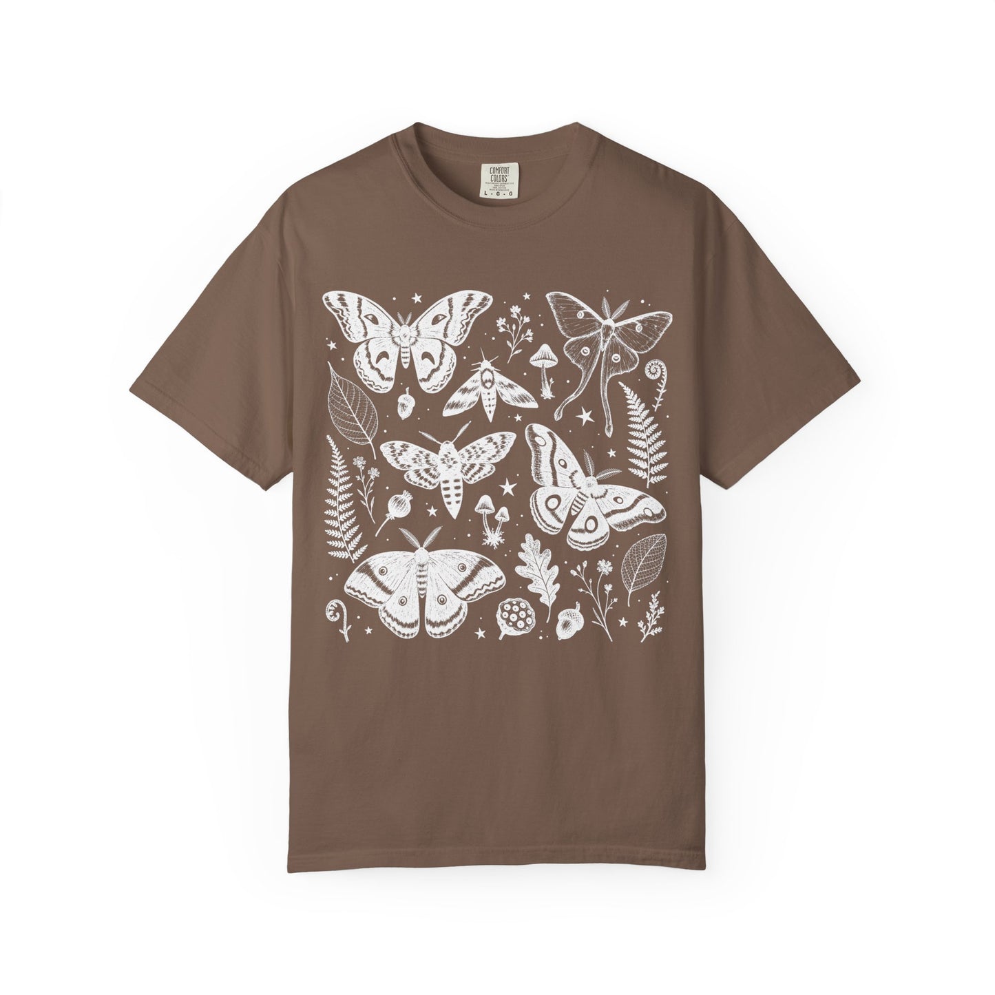 Mystical Woodland Moth Collage T-Shirt