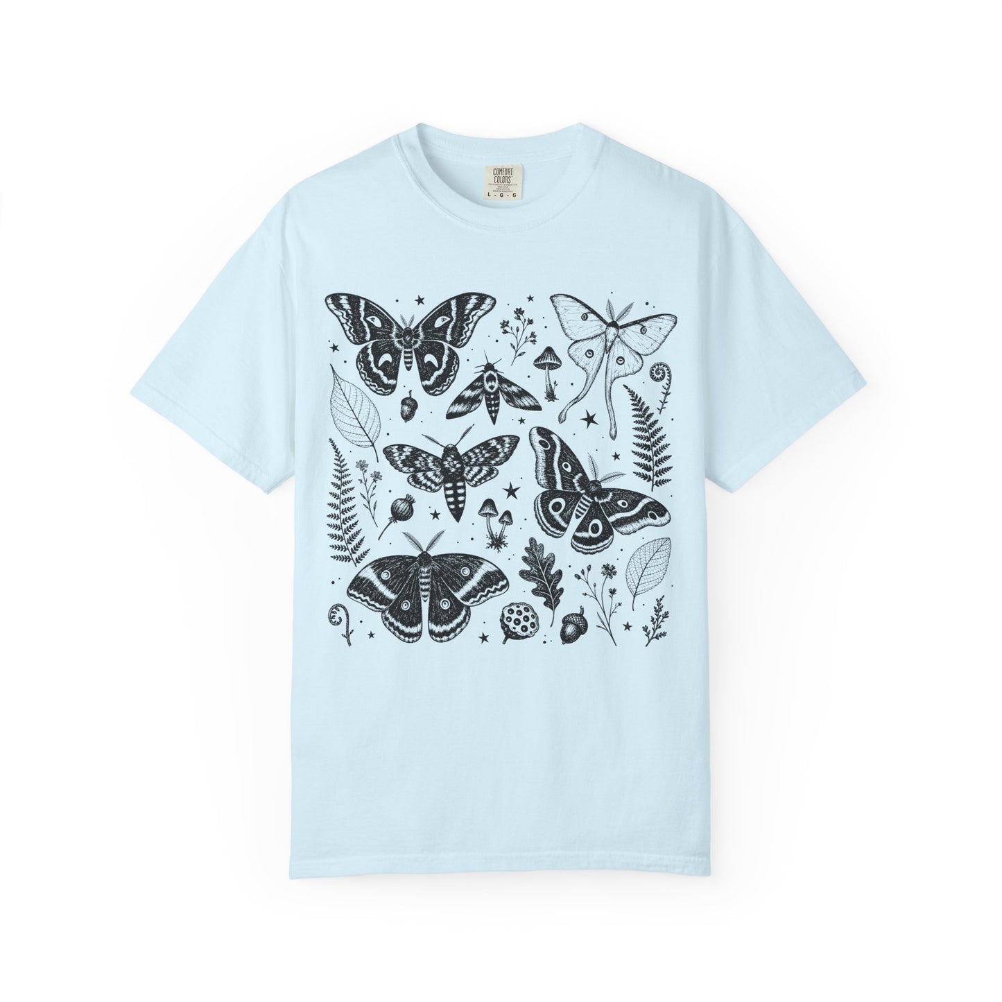 Mystical Woodland Moth Collage T-Shirt