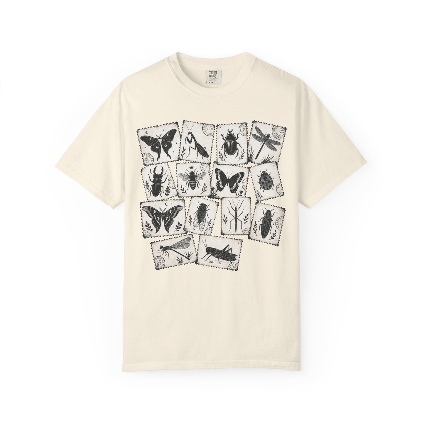 Vintage Insect Postage Stamp T-Shirt