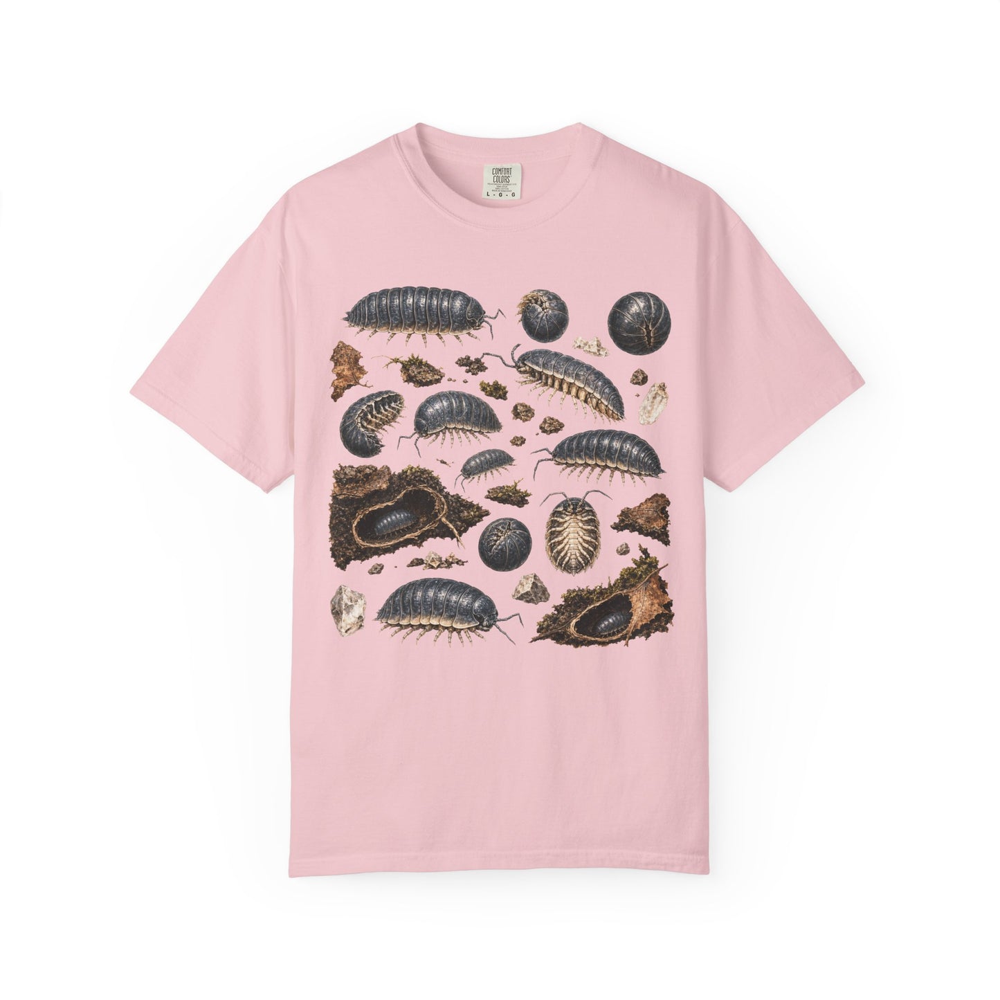 Forest Floor Isopod Collage T-Shirt