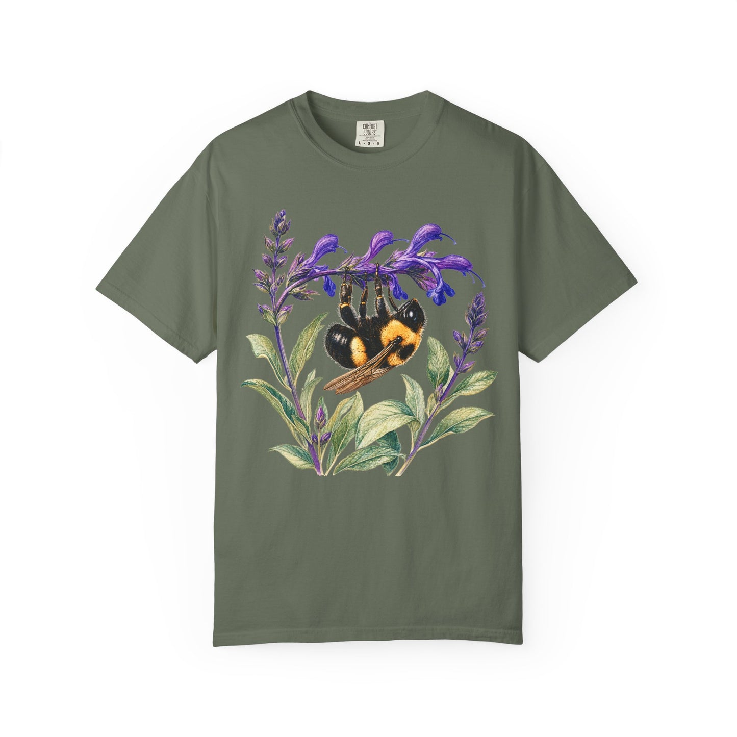 Bumblebee Salvia Botanical T-Shirt