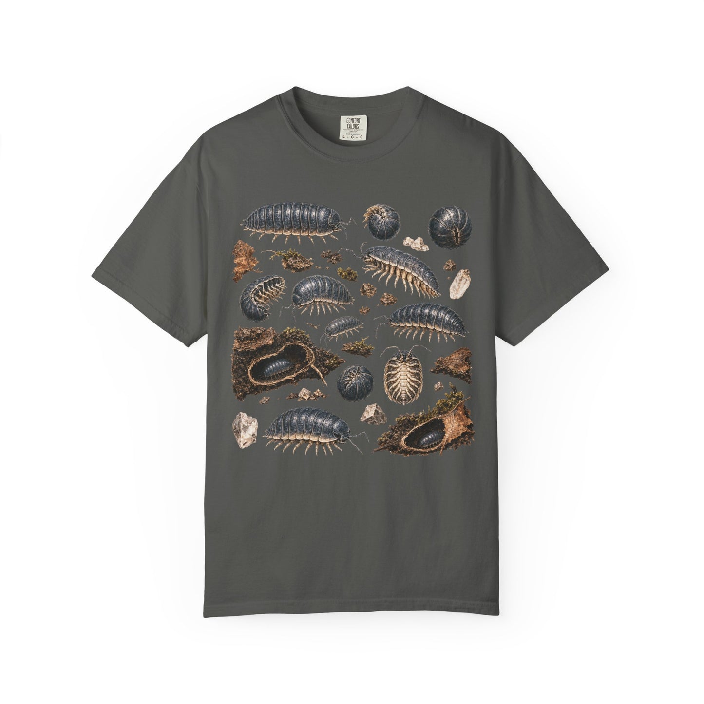 Forest Floor Isopod Collage T-Shirt