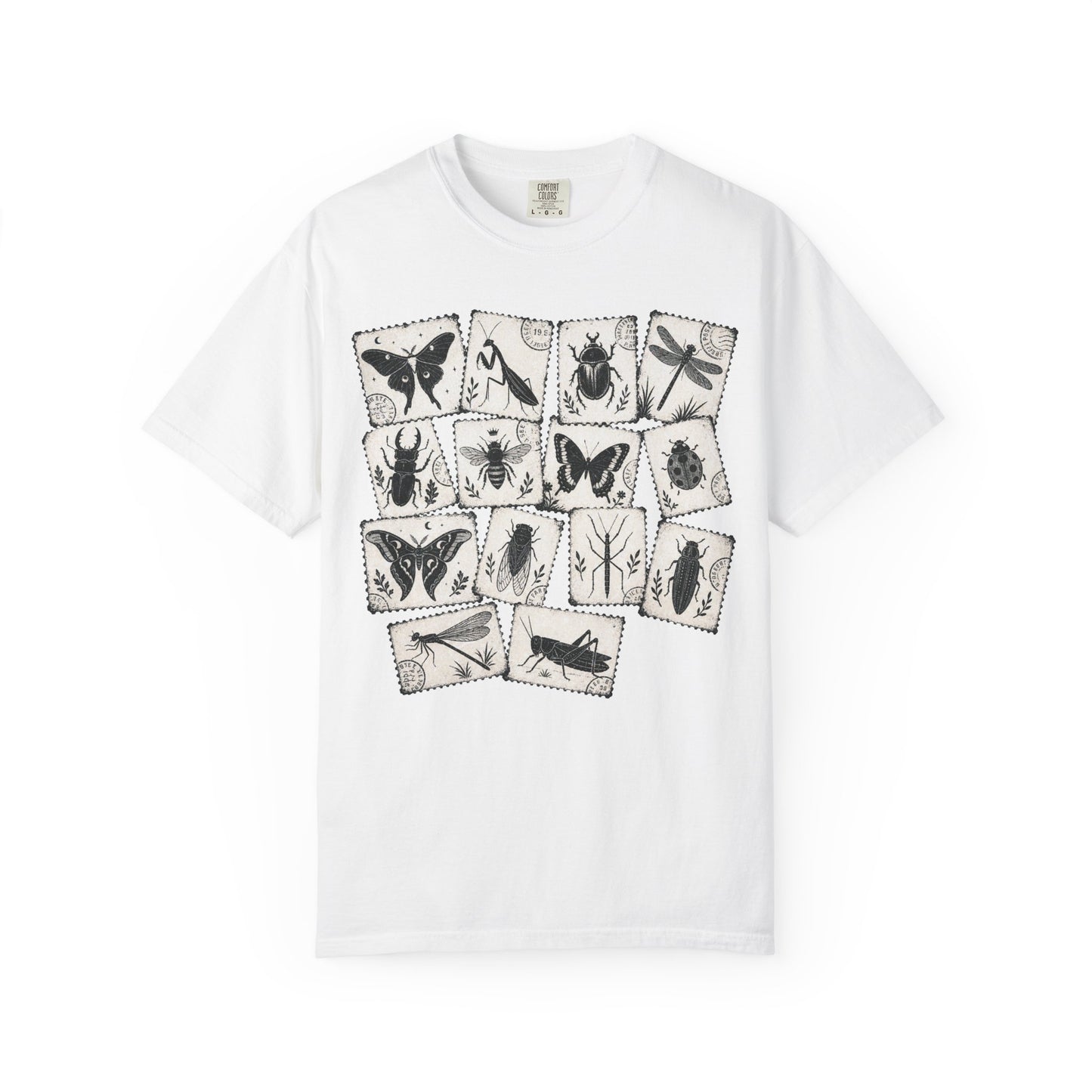 Vintage Insect Postage Stamp T-Shirt