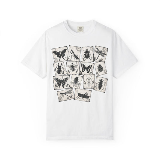 Vintage Insect Postage Stamp T-Shirt