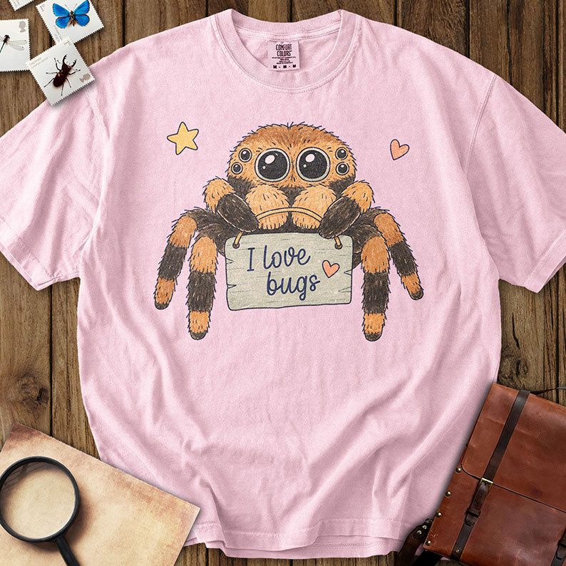 I Love Bugs Spider T-Shirt
