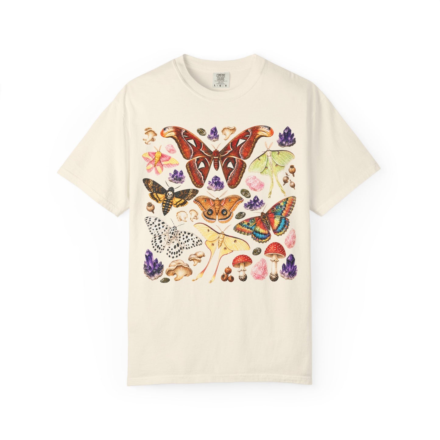 Mystical Crystals and Moths T-Shirt