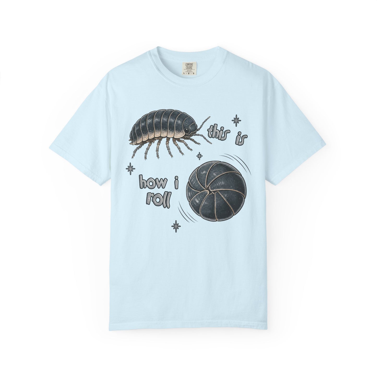 How I Roll Isopod Pun T-Shirt