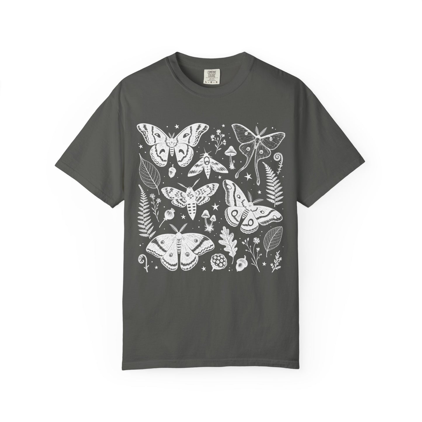Mystical Woodland Moth Collage T-Shirt