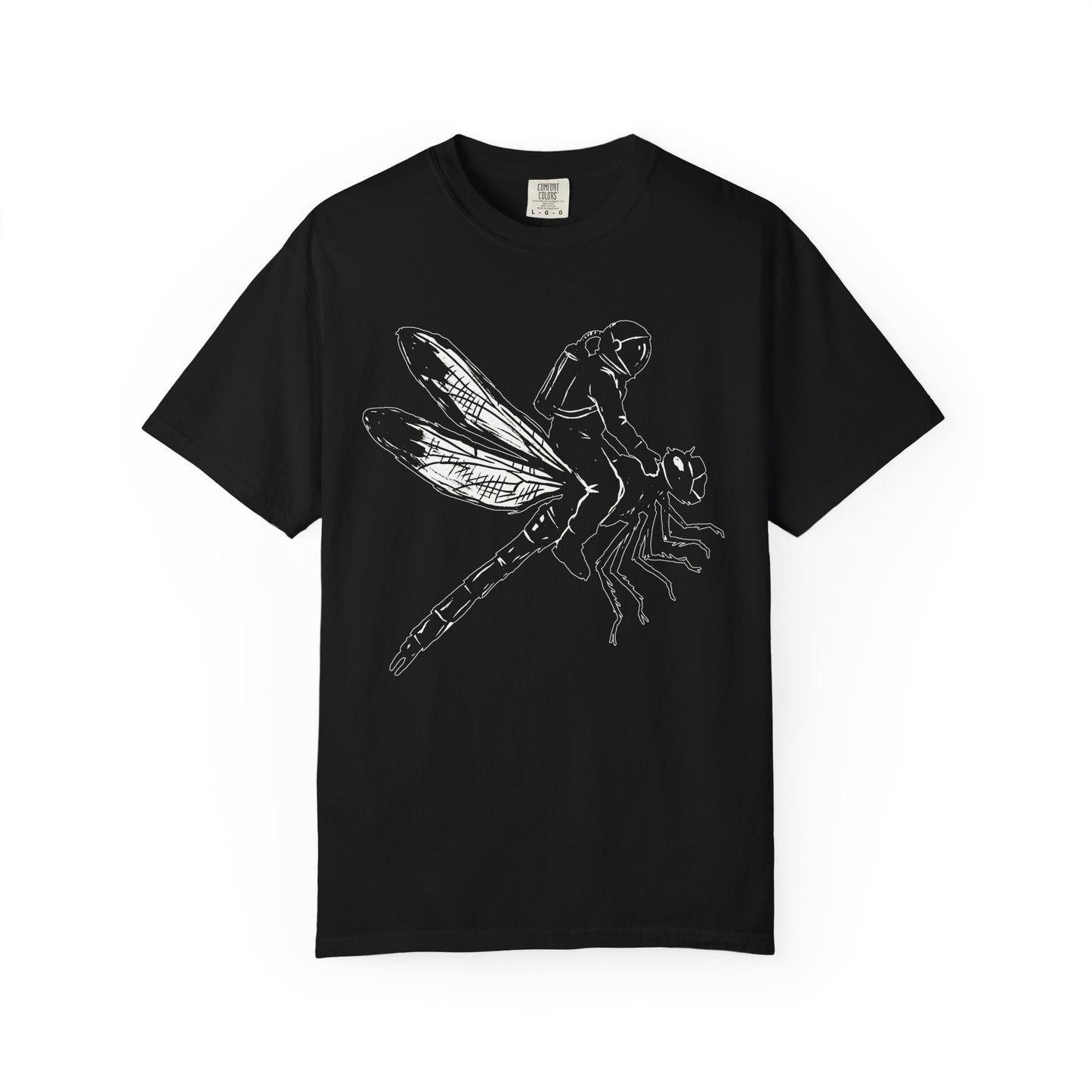 Astronaut Dragonfly Rider T-Shirt