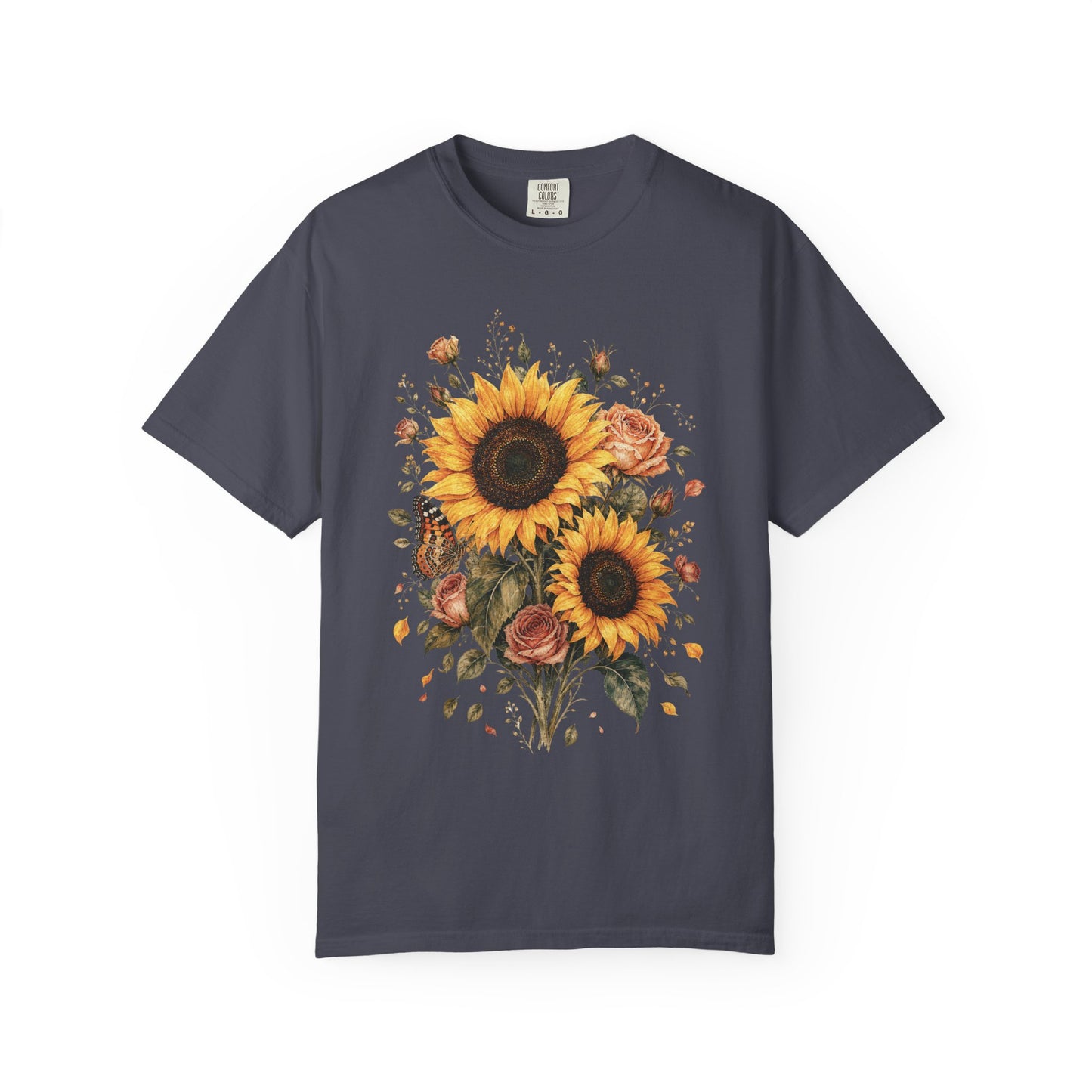 Sunflower And Rose Bouquet T-Shirt