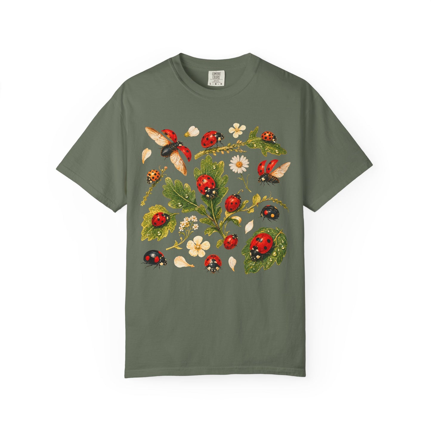 Botanical Ladybug T-Shirt