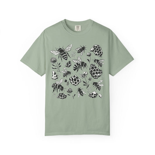 Ink Honeybee Collage T-Shirt