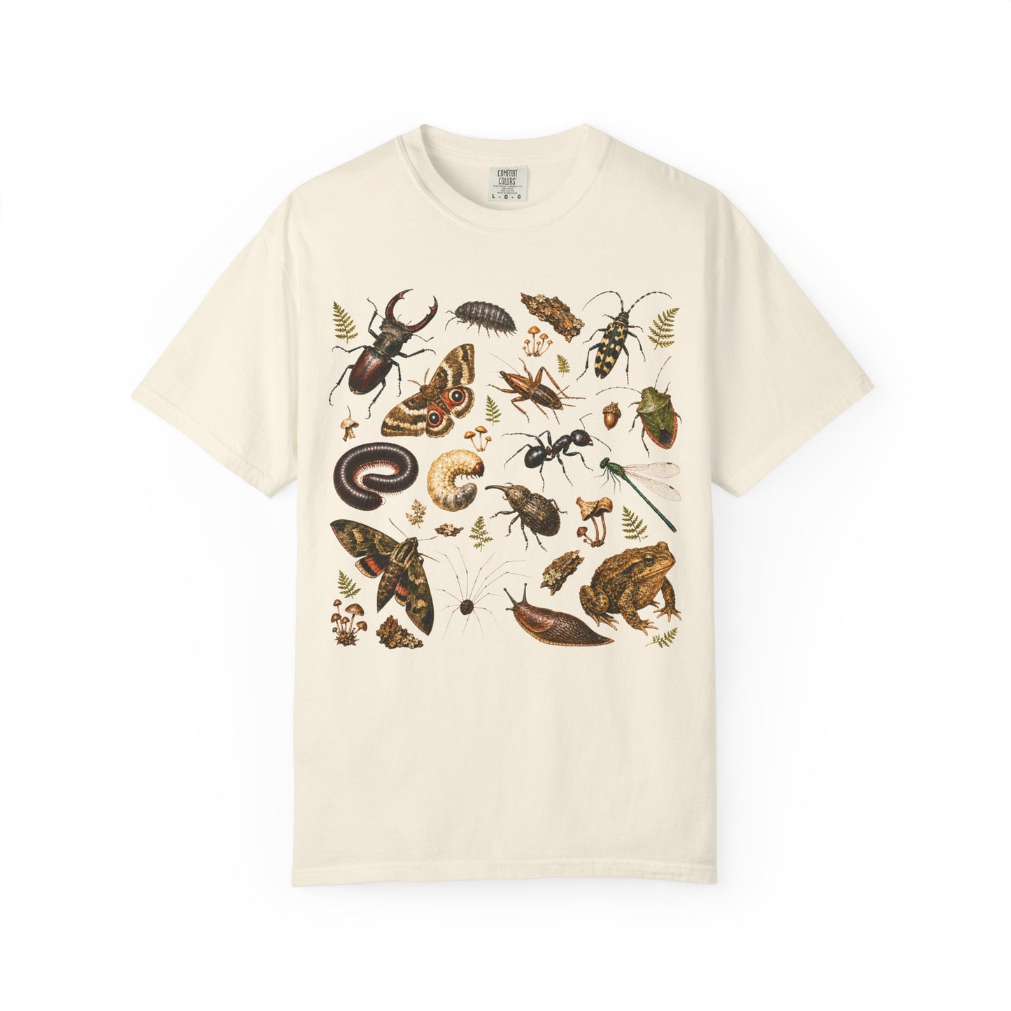 Forest Floor Critters Collage T-Shirt